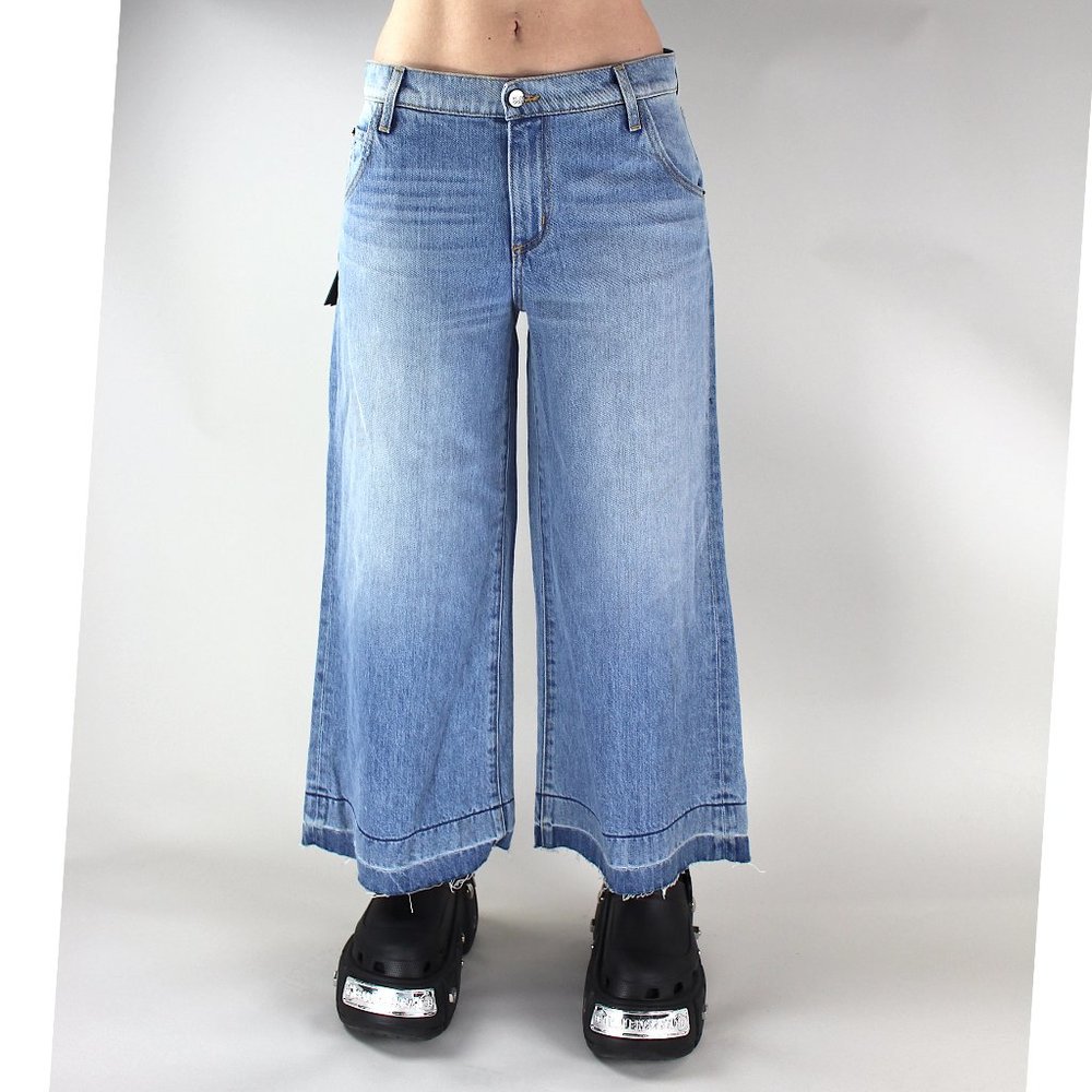 Made Gold Cropped Wide Leg Jean